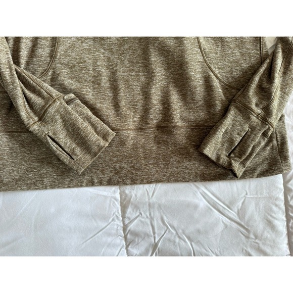 Lululemon Rush Hour Womens 8 Half Zip Pullover Heathered Military Green EUC - Picture 2 of 14